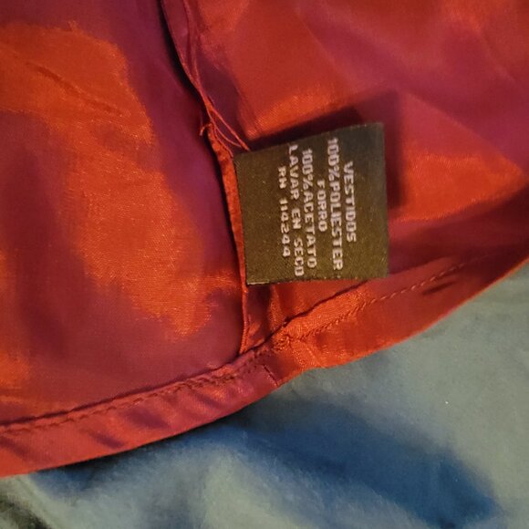 Red empire waist cocktail dress from Lord & Taylor size 4 - Picture 16 of 16